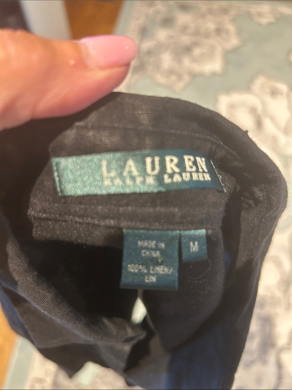 Lauren Ralph Lauren Black Label with Shimmer Detail - Black - Picture 6 of 6